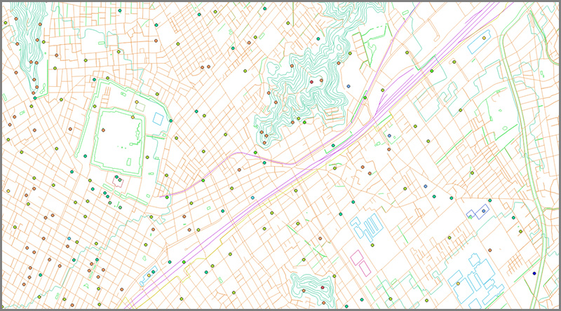 GISMAP 25000V（GISソフト表示）